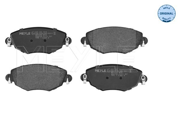 Brake Pad Set, disc brake - 025 232 7918 MEYLE