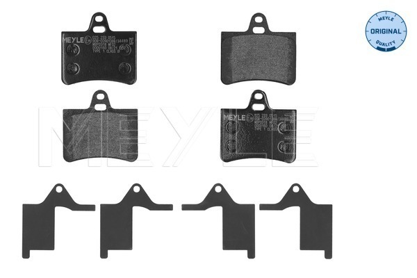Kit pastiglie freno, Freno a disco - 025 233 0515 MEYLE