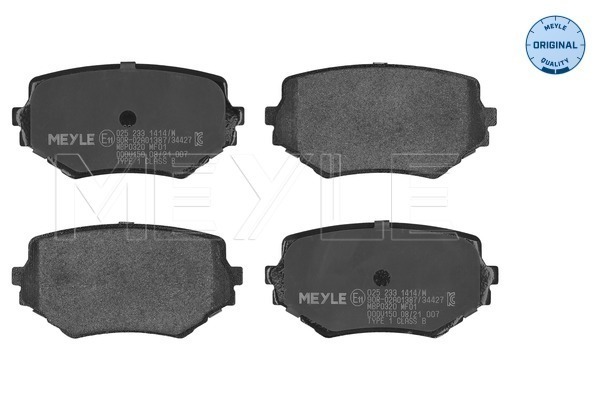 Brake Pad Set, disc brake - 025 233 1414/W MEYLE