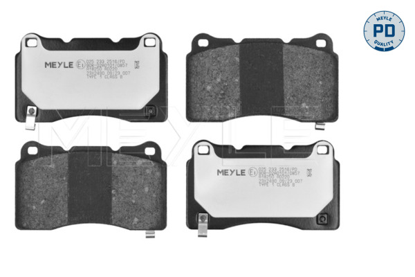 Kit pastiglie freno, Freno a disco - 025 233 2516/PD MEYLE
