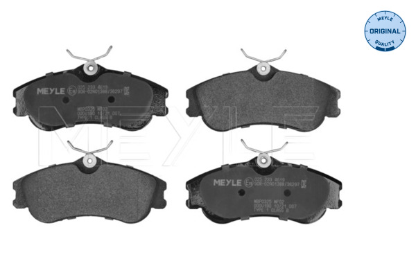 Brake Pad Set, disc brake - 025 233 4619 MEYLE