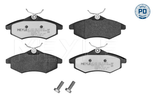 Brake Pad Set, disc brake - 025 234 0719/PD MEYLE