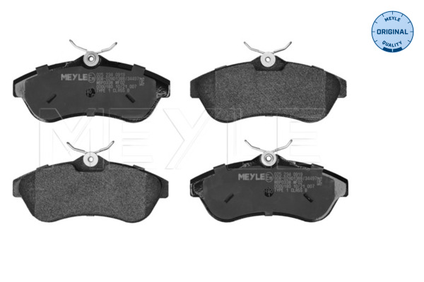 Brake Pad Set, disc brake - 025 234 0919 MEYLE