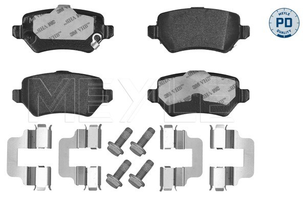 Kit pastiglie freno, Freno a disco - 025 234 1715/PD MEYLE
