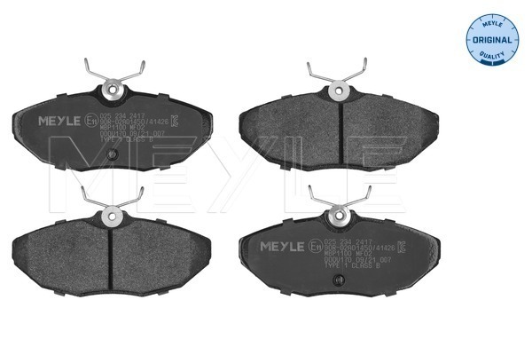 Brake Pad Set, disc brake - 025 234 2417 MEYLE