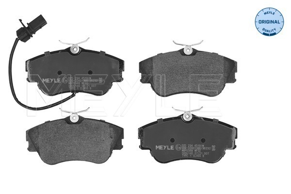 Kit pastiglie freno, Freno a disco - 025 234 4519/W MEYLE