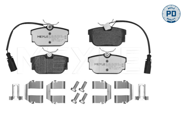 Kit pastiglie freno, Freno a disco - 025 234 4616/PD MEYLE