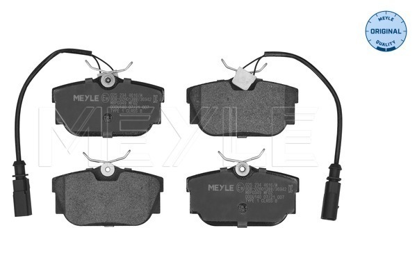 Kit pastiglie freno, Freno a disco - 025 234 4616/W MEYLE