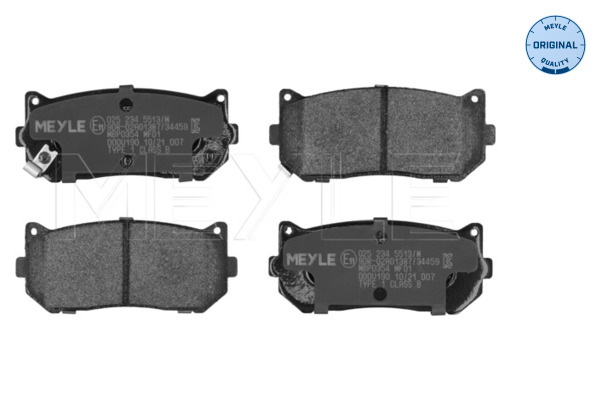 Brake Pad Set, disc brake - 025 234 5513/W MEYLE