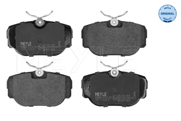 Brake Pad Set, disc brake - 025 234 5816 MEYLE