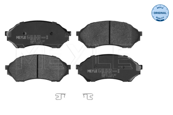 Brake Pad Set, disc brake - 025 234 9016 MEYLE