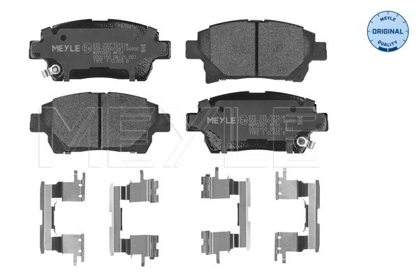 Brake Pad Set, disc brake - 025 235 1015/W MEYLE