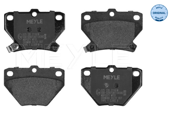 Kit pastiglie freno, Freno a disco - 025 235 2114/W MEYLE