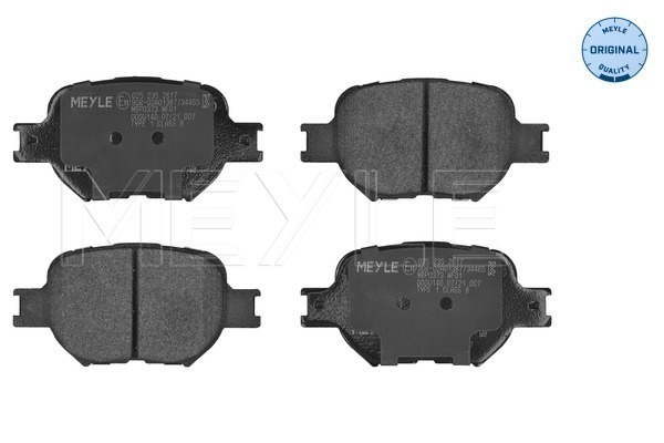 Brake Pad Set, disc brake - 025 235 2617 MEYLE
