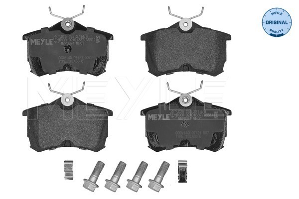 Brake Pad Set, disc brake - 025 235 2714/W MEYLE