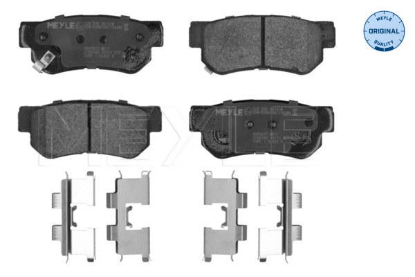 Brake Pad Set, disc brake - 025 235 4314/W MEYLE