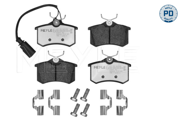 Brake Pad Set, disc brake - 025 235 5417/PD MEYLE