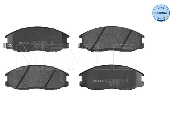 Brake Pad Set, disc brake - 025 235 6916/W MEYLE