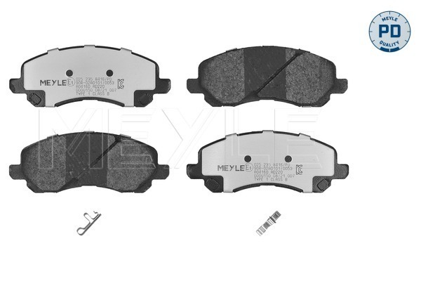 Brake Pad Set, disc brake - 025 235 8416/PD MEYLE