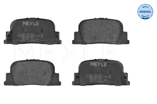 Kit pastiglie freno, Freno a disco - 025 235 9215 MEYLE
