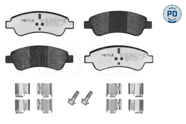 Brake Pad Set, disc brake - 025 235 9919/PD MEYLE