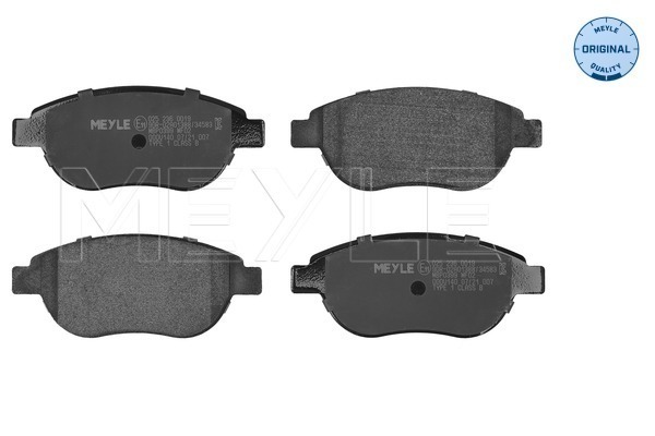 Brake Pad Set, disc brake - 025 236 0019 MEYLE