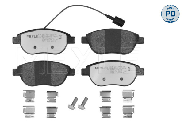Brake Pad Set, disc brake - 025 237 0919/PD MEYLE