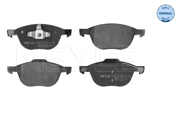 Brake Pad Set, disc brake - 025 237 2318 MEYLE