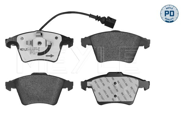 Brake Pad Set, disc brake - 025 237 4619/PD MEYLE