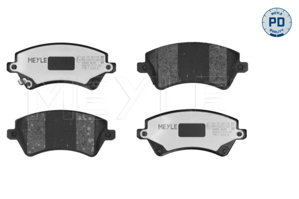 Brake Pad Set, disc brake - 025 237 6617/PD MEYLE