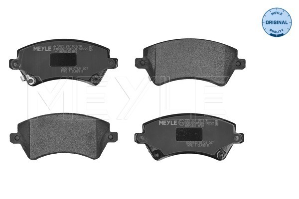 Brake Pad Set, disc brake - 025 237 6617/W MEYLE