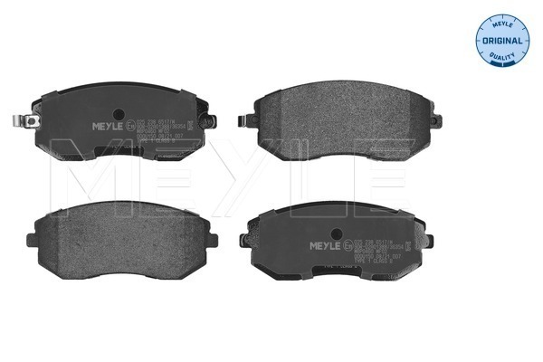 Brake Pad Set, disc brake - 025 238 6517/W MEYLE