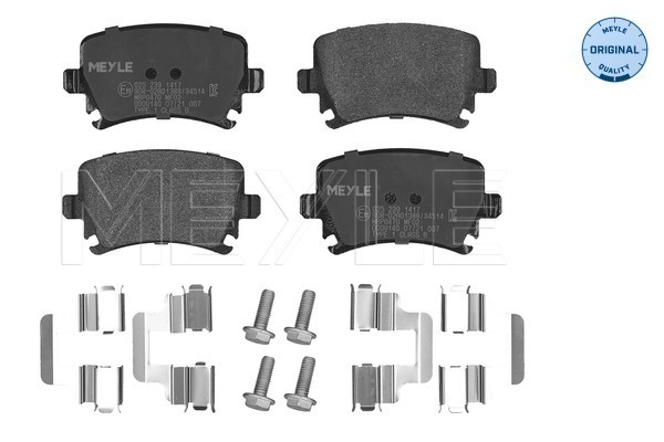 Brake Pad Set, disc brake - 025 239 1417 MEYLE