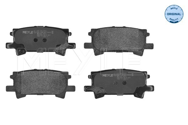 Brake Pad Set, disc brake - 025 239 6715 MEYLE