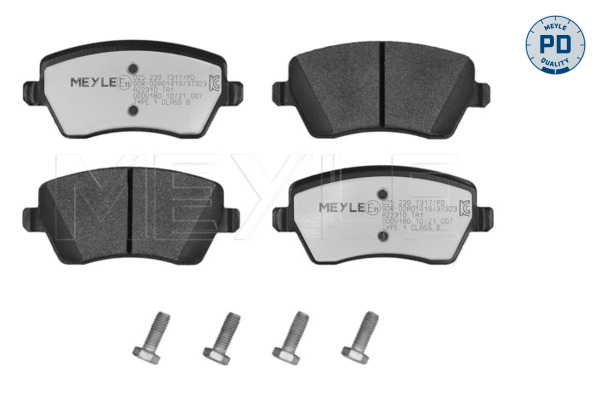 Kit pastiglie freno, Freno a disco - 025 239 7317/PD MEYLE