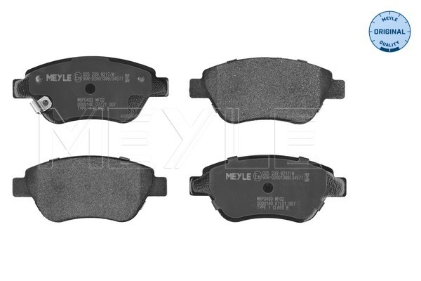 Brake Pad Set, disc brake - 025 239 8217/W MEYLE