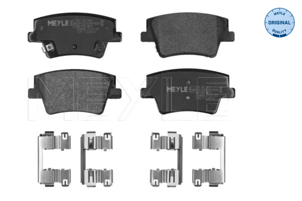Brake Pad Set, disc brake - 025 240 0016 MEYLE