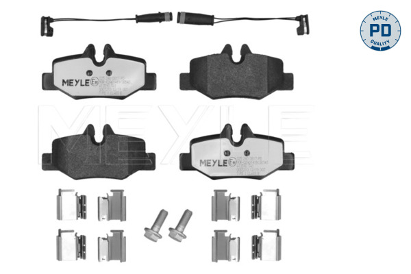 Brake Pad Set, disc brake - 025 240 0817/PD MEYLE