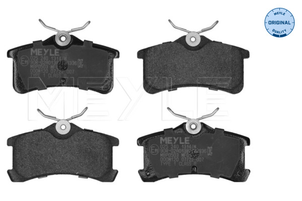 Brake Pad Set, disc brake - 025 240 1314/W MEYLE