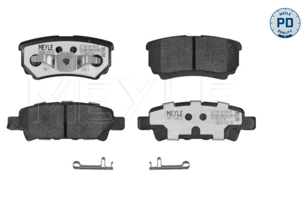 Brake Pad Set, disc brake - 025 240 1416/PD MEYLE