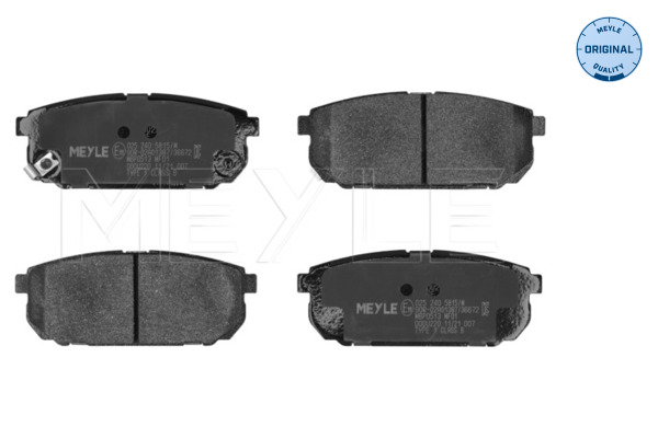 Brake Pad Set, disc brake - 025 240 5815/W MEYLE