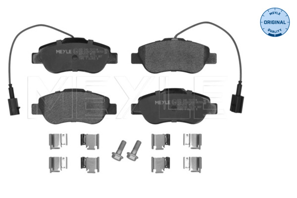 Kit pastiglie freno, Freno a disco - 025 240 7217/W MEYLE