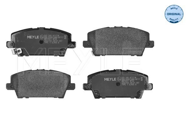 Brake Pad Set, disc brake - 025 240 8717/W MEYLE