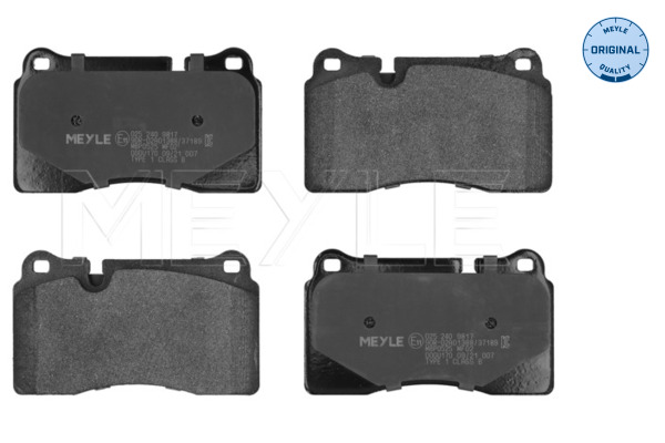 Brake Pad Set, disc brake - 025 240 9817 MEYLE