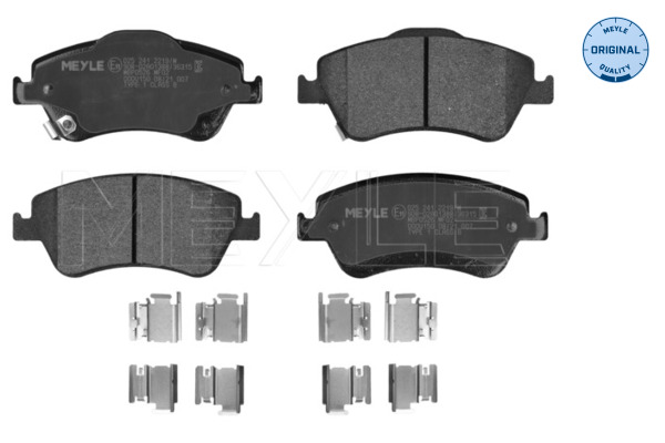 Brake Pad Set, disc brake - 025 241 2219/W MEYLE
