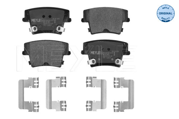 Brake Pad Set, disc brake - 025 241 6318 MEYLE