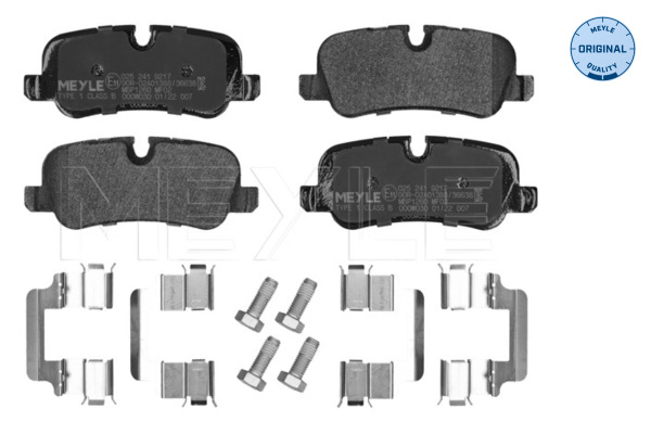 Brake Pad Set, disc brake - 025 241 9217 MEYLE