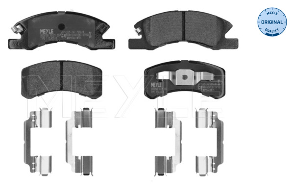 Brake Pad Set, disc brake - 025 242 2914/W MEYLE