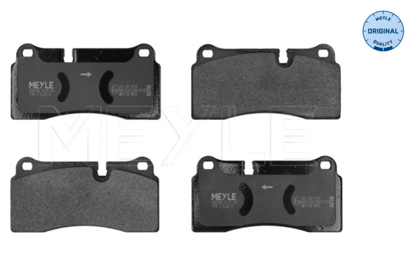 Brake Pad Set, disc brake - 025 242 6118 MEYLE