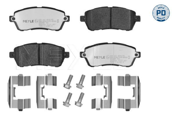 Kit pastiglie freno, Freno a disco - 025 242 8316/PD MEYLE